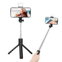 Compact Selfie Stick Tripod - 360 Degree Swivel