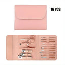 Stainless Nail Clippers Set - Compact Travel Case