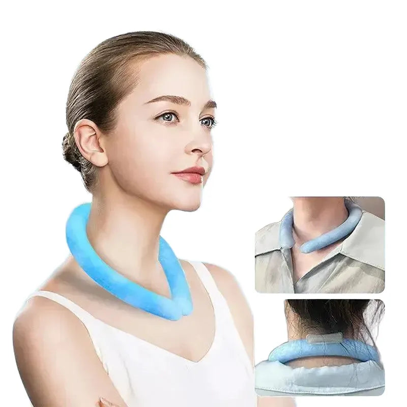 Instant Neck Cooling Ring for Outdoors — B Green