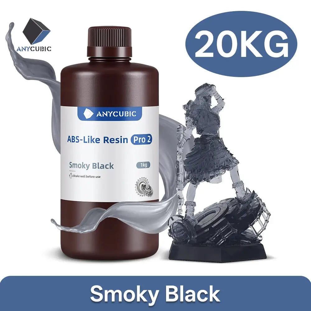 Newest Anycubic 20kg ABS-Like+ Resin Pro 2 Rapid UV Curing 405nm Standard Photopolymer Resin ABS 3D Resin High Precision for LCD