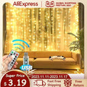 Enchanting USB LED Fairy Curtain Lights for Home Decor