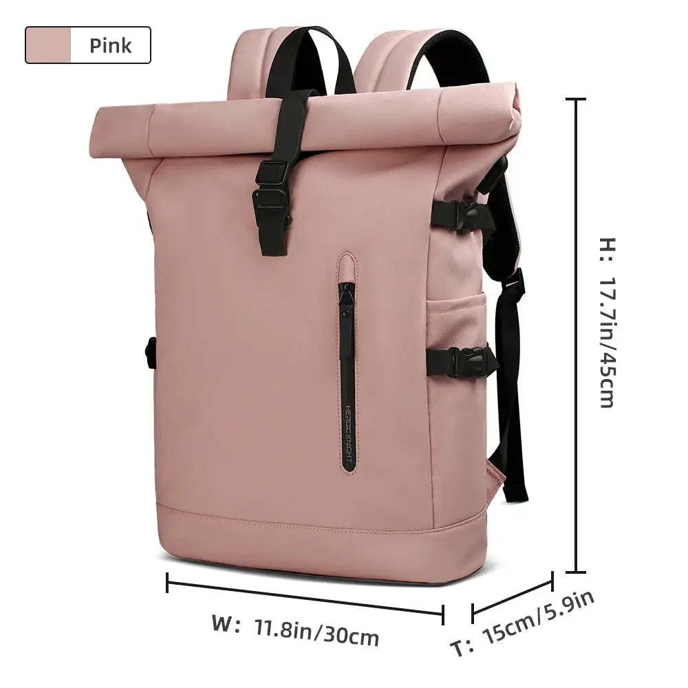 HK Expandable Travel Backpack USB Port — product view 10