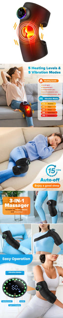 Knee Massager for Athletes Heat Relief