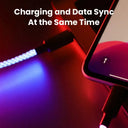 RGB Data Cable - 100W Fast Charge Glow.