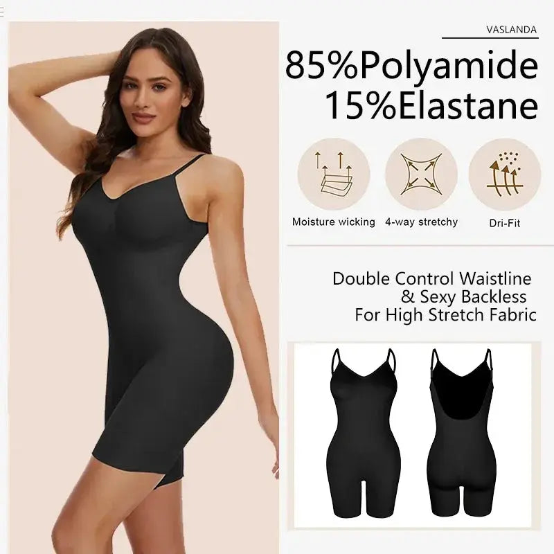 Seamless Bodysuit Shapewear Open Crotch Trainer For Women