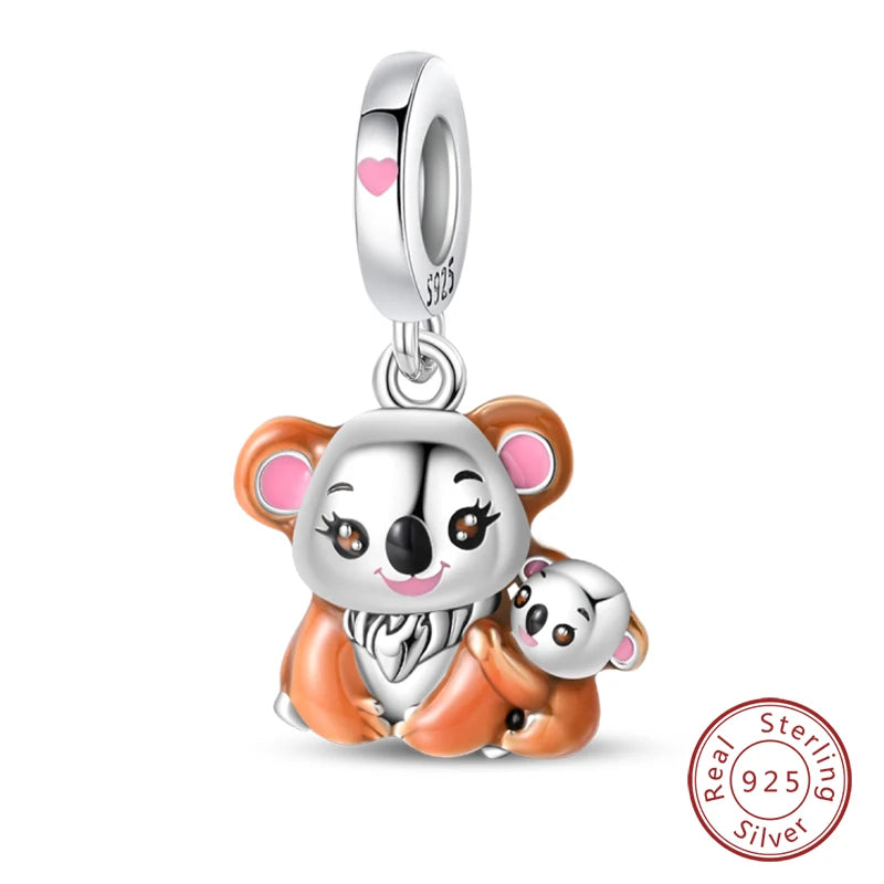 Sterling Silver Cute Little Bear