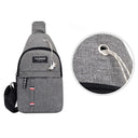 Men's Urban Waterproof Crossbody Bag Korean-Style Fashion