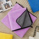 Pet Towel Bathrobe Soft Fiber Absorbent Quick Dry Washcloth
