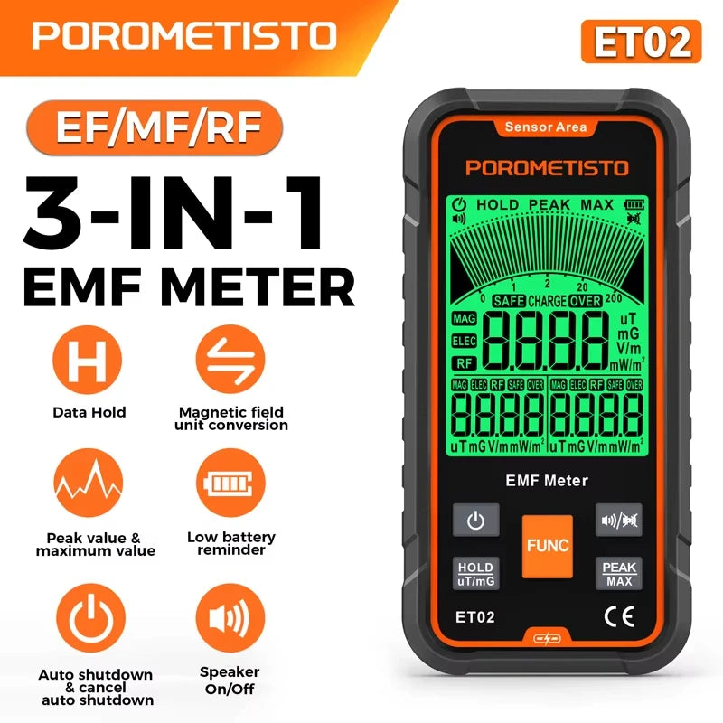 In Electromagnetic Radiation Tester Handheld