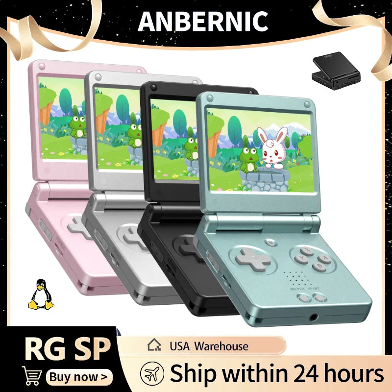Anbernic RGSP Retro Flip Handheld Game Console " IPS Screen — product view 1