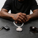 Iced Out Round D Number