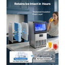 SucceBuy Commercial Ice Maker Machine Stainless Steel Ice Maker