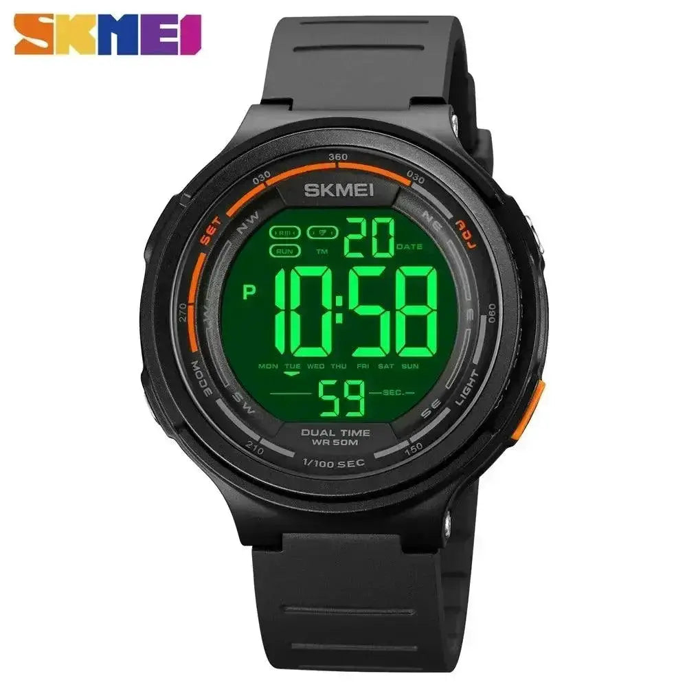 Durable Men's LED Sports Watch for Swim — product view 8