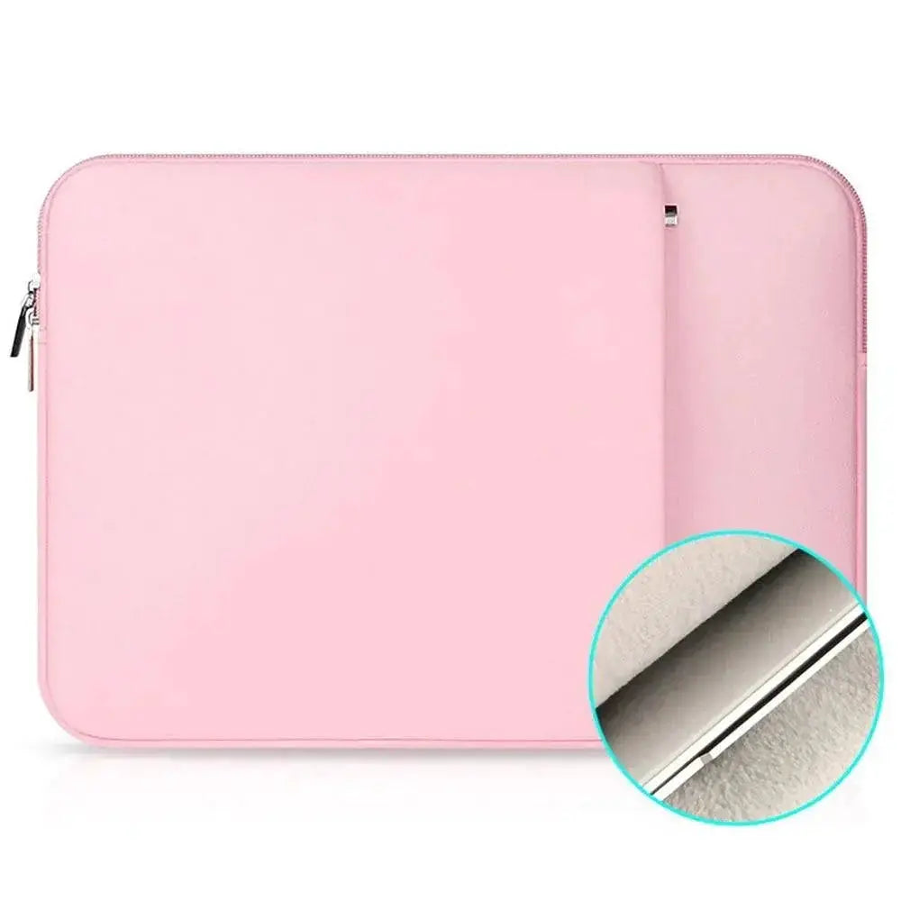 Waterproof Laptop Sleeve for Laptops — Pink