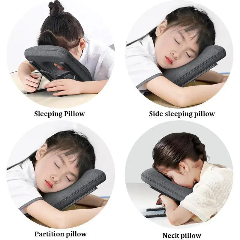 Ergonomic Folding Memory Foam Nap Pillow Cervical Support
