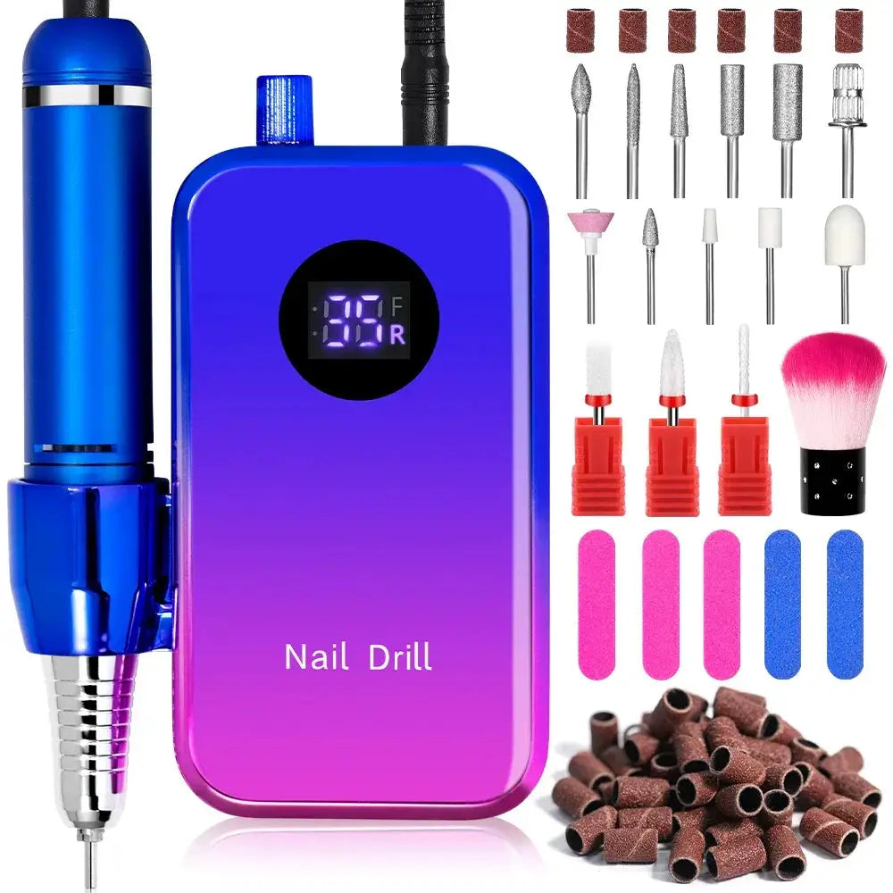 Professional Portable Electric Nail Drill Machine 35000RPM