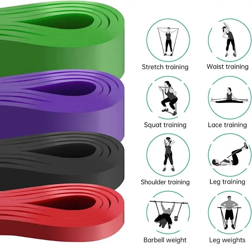Durable Latex Resistance Band for Home Strength Training