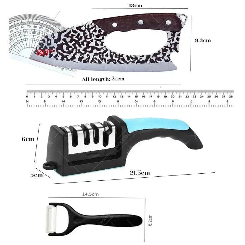 Multifunctional Handmade Forged Stainless Steel Chef Knife