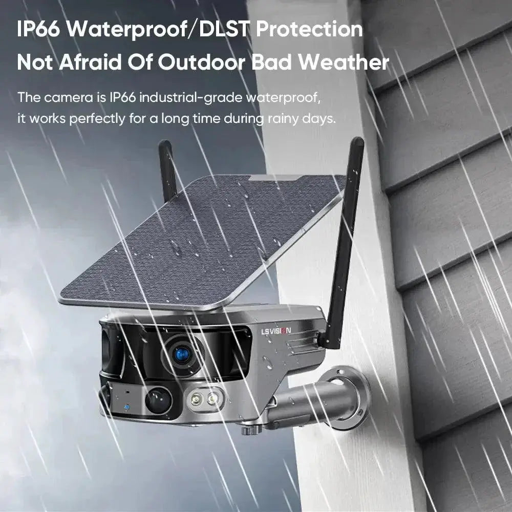 Solar Security Camera 4K Crystal Clear Surveillance Solution
