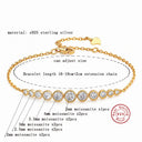 Round Moissanite Jewelry in Sterling Silver Fashion
