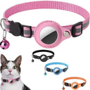 Reflective Airtag Cat Collar With Bell