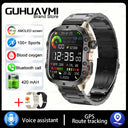 Military GPS Tracker Smart Watch Men IP68 5ATM