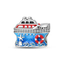 Sterling Silver Charm Summer Beach