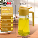 1-4Pc 2-in-1 Sprayer Pourer Oil Bottle for Kitchen Use