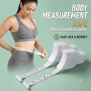 Body Measuring Tape, Retractable Fitness Tape Measure, Soft Ruler For Waist, Chest, Arm And Body Circumference Measurement