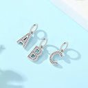 Sterling Silver Charm A-z Letters