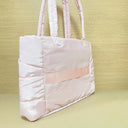 Fashionable Women Single-Shoulder Bag Pink Tote
