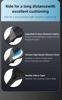 Comfortable Gel Bicycle Seat Cover with Waterdrop Pattern