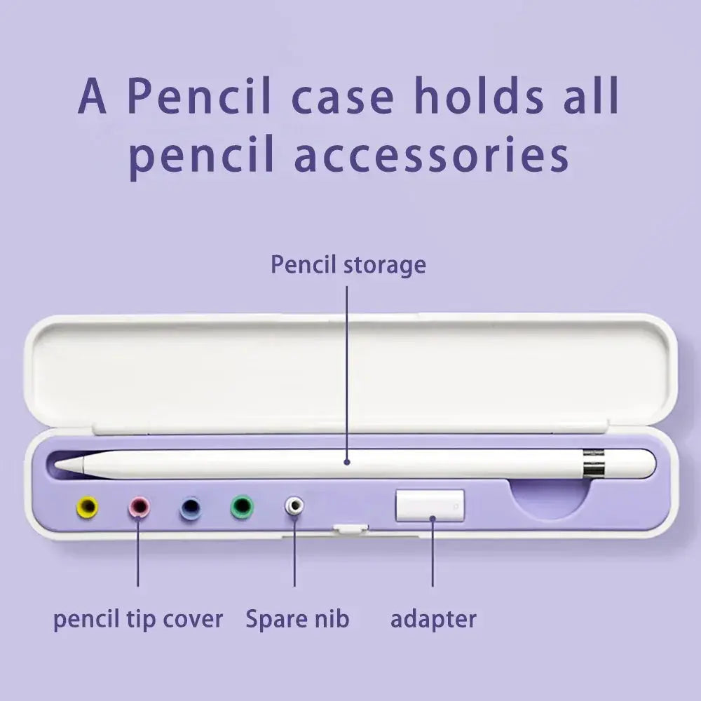 Apple Pencil Box 1 2 Portable Holder Nib Case Storage