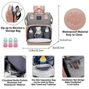Diaper Bag For Moms Travel Folding Crib