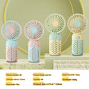 2024 New Handheld Charging Fan Cartoon Cute Mini USB Fan