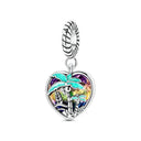Sterling Silver Charm Summer Beach