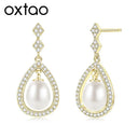 Gold Filled Pearl Earrings