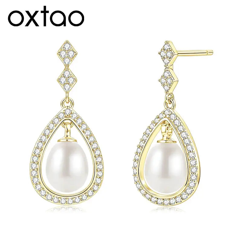 Gold Filled Pearl Earrings — product image 1
