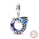 Sterling Silver Blue Crystal Life