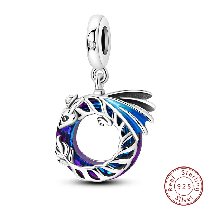 Sterling Silver Blue Crystal Life