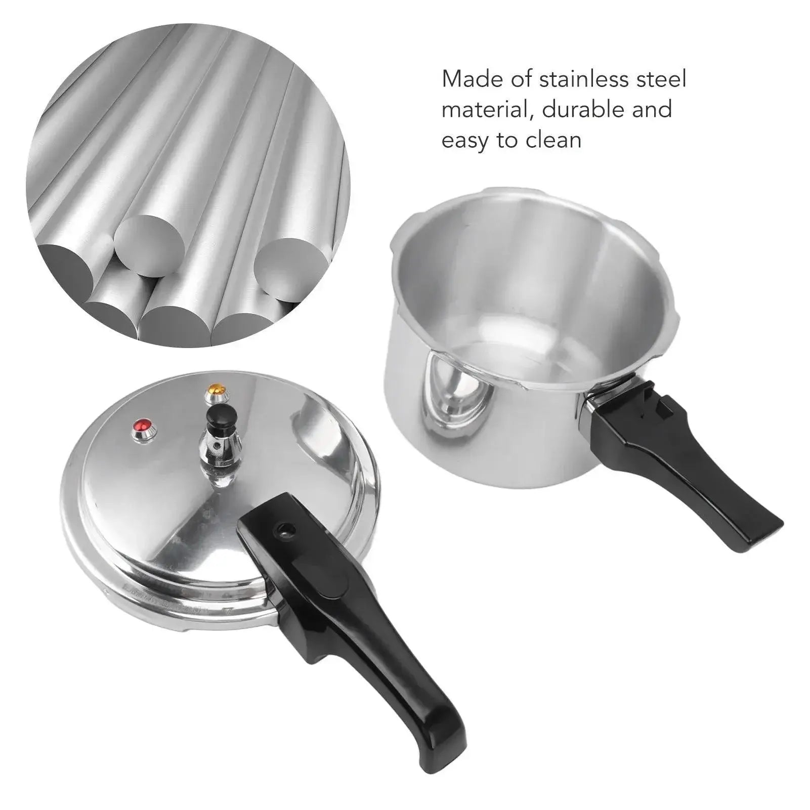Mini Pressure Cooker 3L Aluminium Alloy For Gas Stoves
