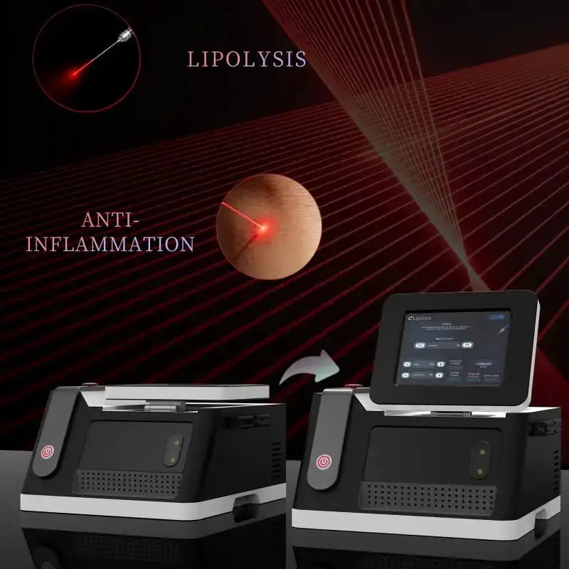 Linglong V2.0 Diode Laser Lipolysis Machine 980 1470 635nm 20W 3W Anti Inflammation Fat Reduction Skin Tightening CE Certified