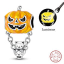 Halloween Charm Sterling Silver Luminous