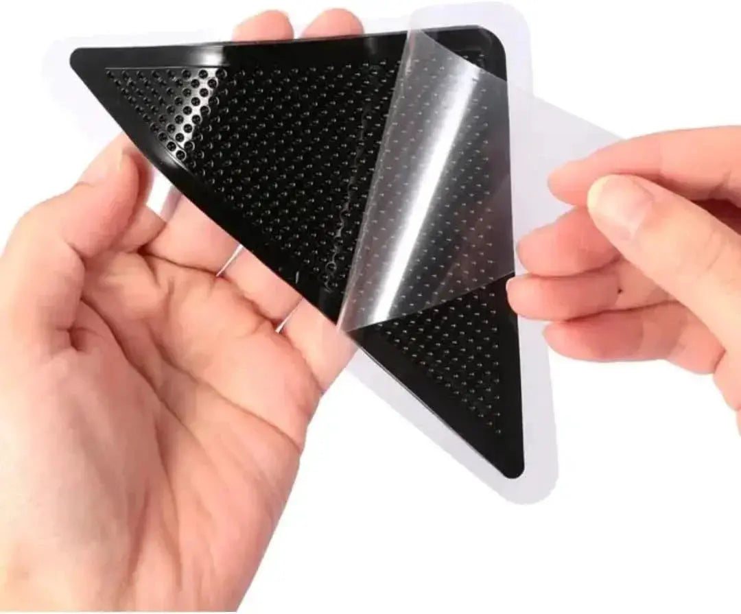 Triangle Rug Gripper Set 4 To 8 Piece Washable Anti Slip Mat