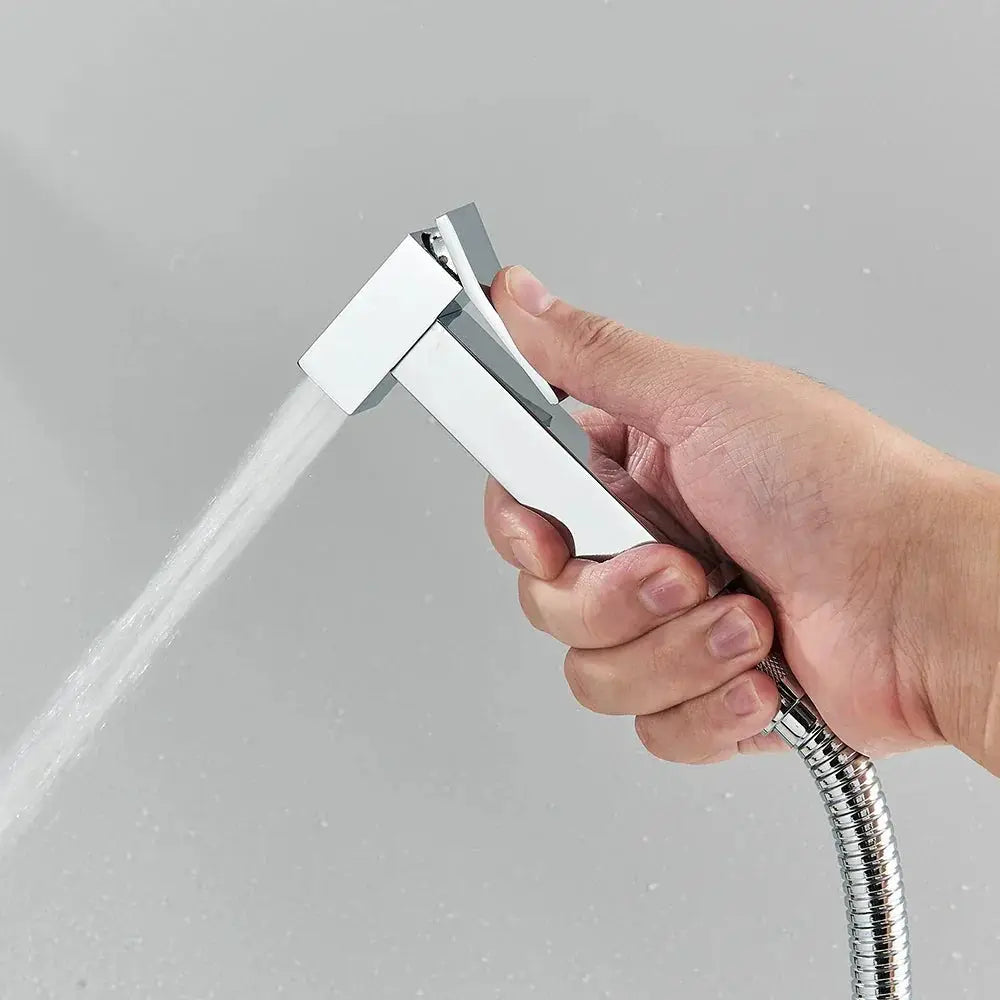Rozin Chrome Bathroom Bidet Faucet High Pressure Mixer Crane