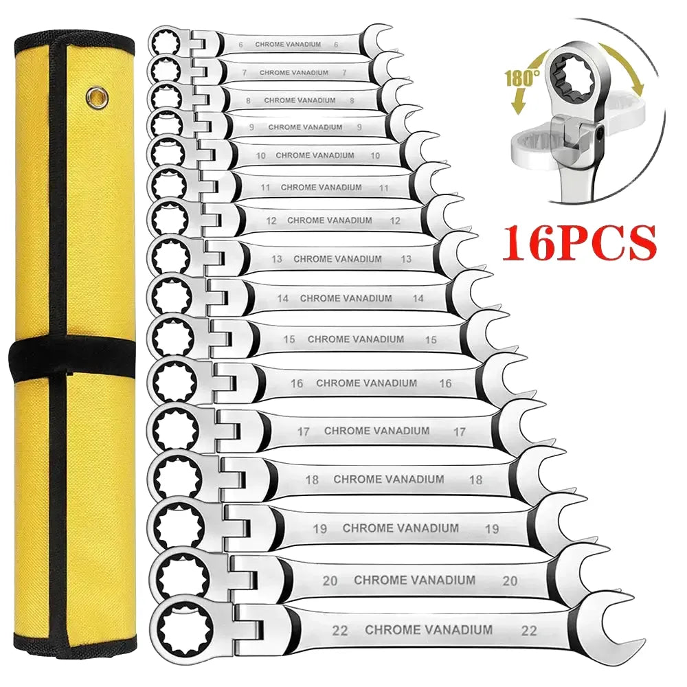 Effortless Flex Head Ratchet Wrench Set — product view 1
