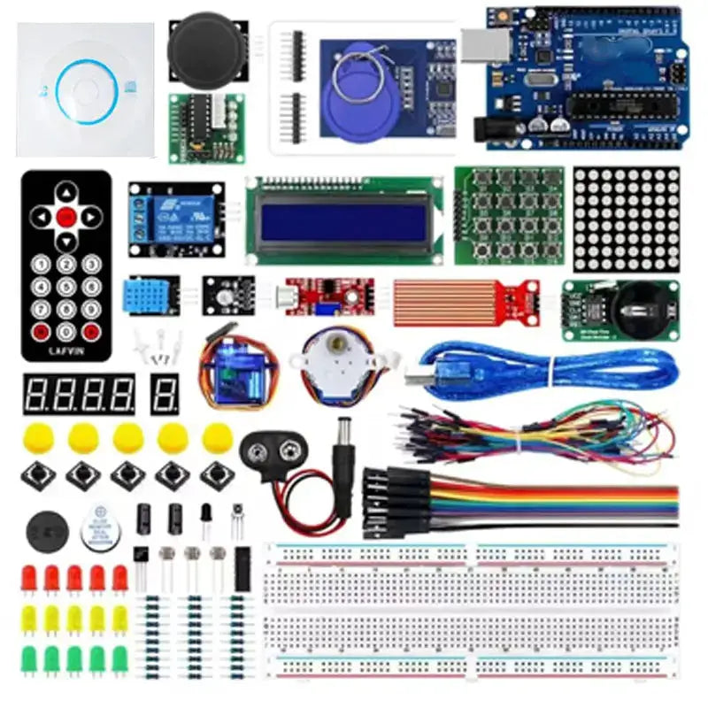 ArduinoR3 Project Most Complete Starter Kit with Tutorial Compatible with IDE DIY Electronic Motherboard Robot Kit breadboard