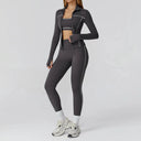 Yoga Set 2 3PCS Women Sportswear - Flexible Comfort