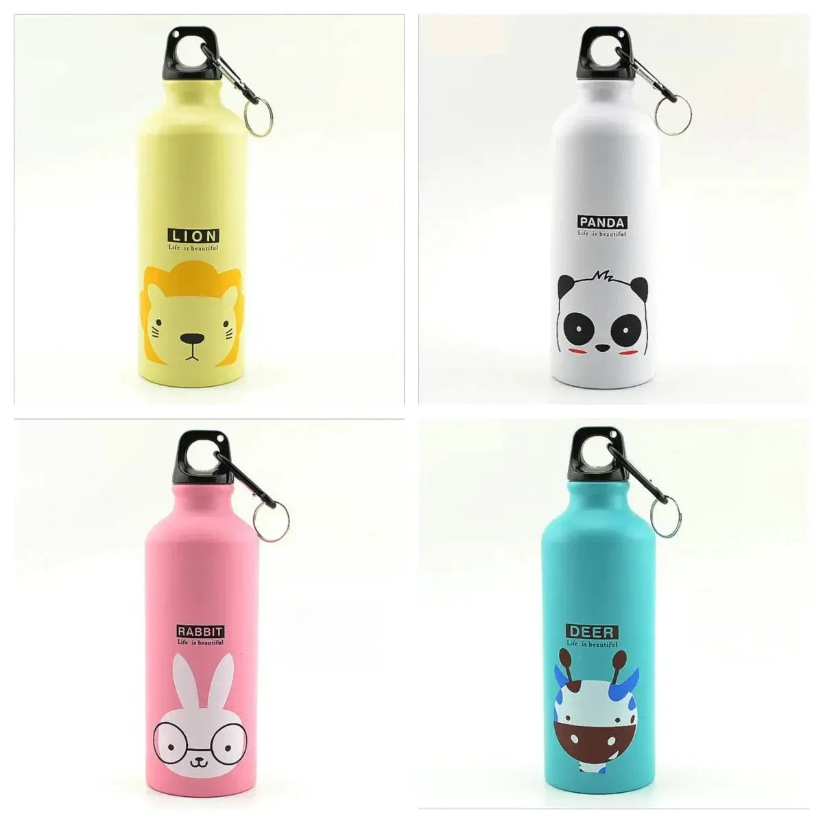 Animal Themed Portable Water Bottle For Kids All Day Use