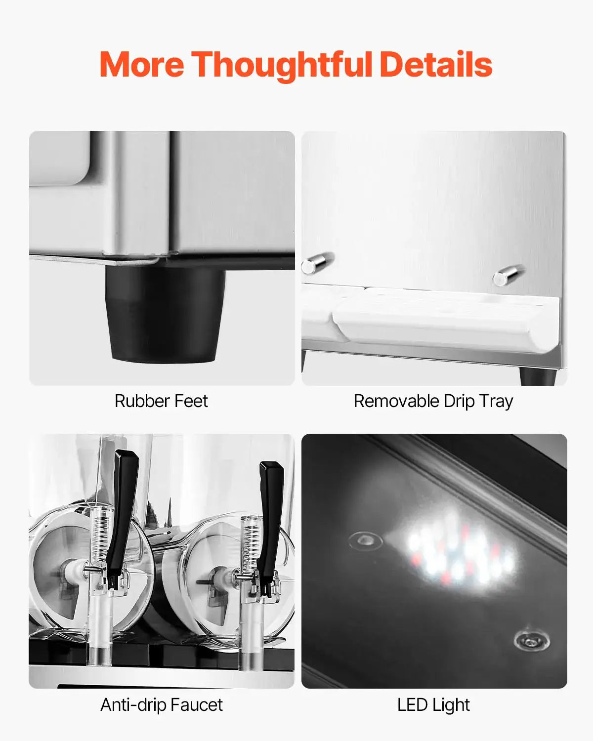 SucceBuy Commercial Slushy Machine Frozen Drink Machine Cups — product view 6